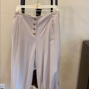 Loft Hi waist button up crop pants 18W